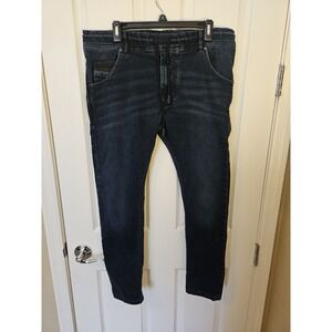 Diesel Men's Krooley Denim + Sweat Pants Stretchy Drawstring Jeans, Size 32